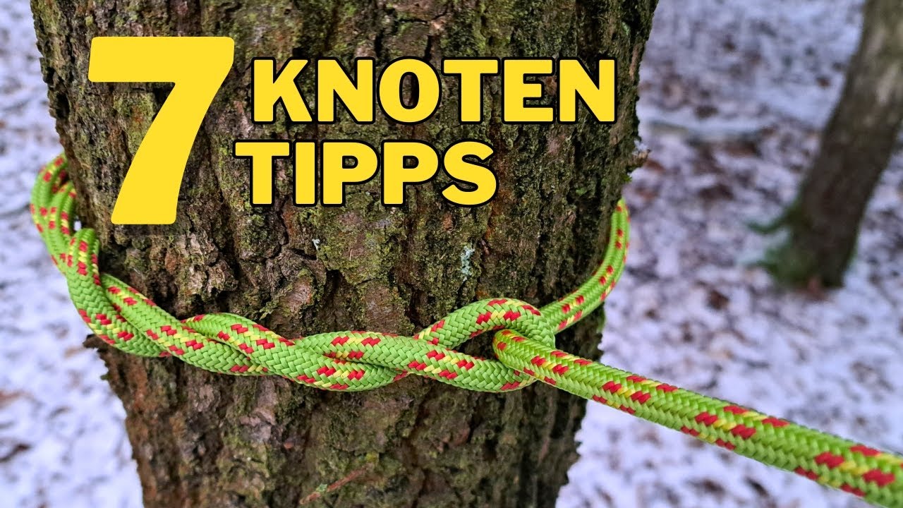 7 Knoten für Outdoor & Alltag | MEINE TIPPS für Tarp & Co.