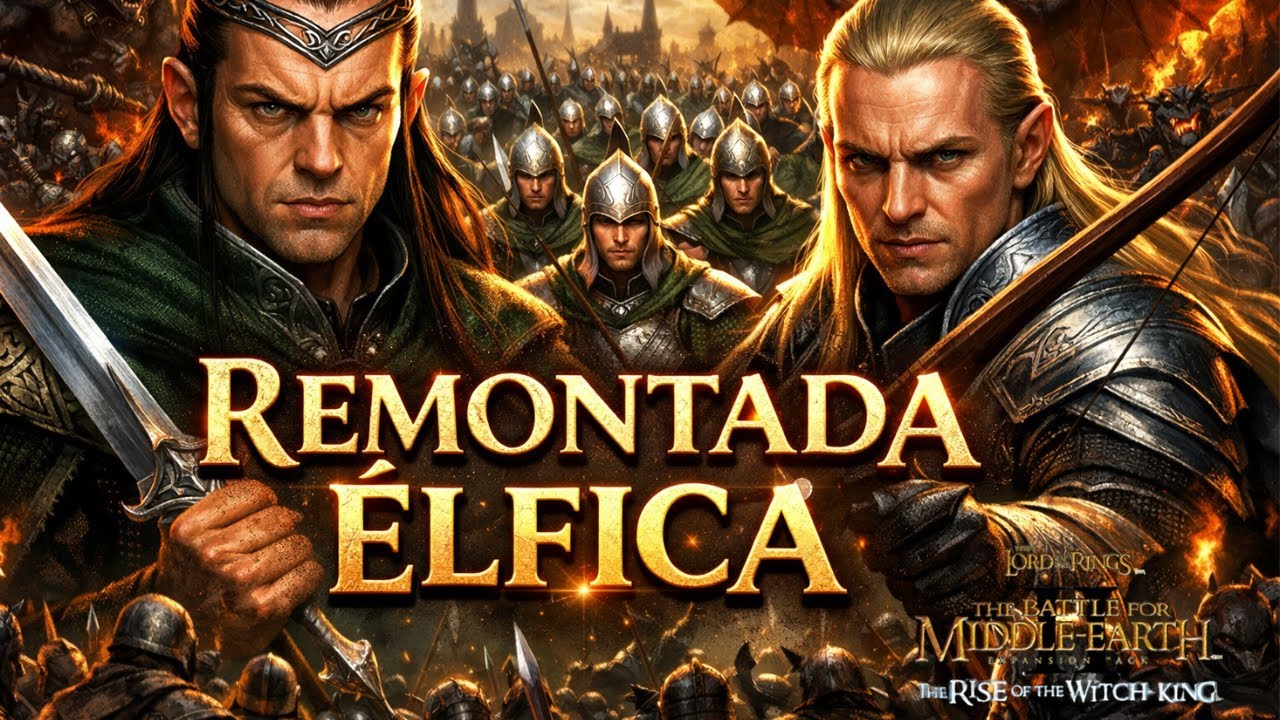 Íbamos a Perder… Hasta que los Elfos de Lórien Despertaron | BFME2 4vs4 ÉPICO