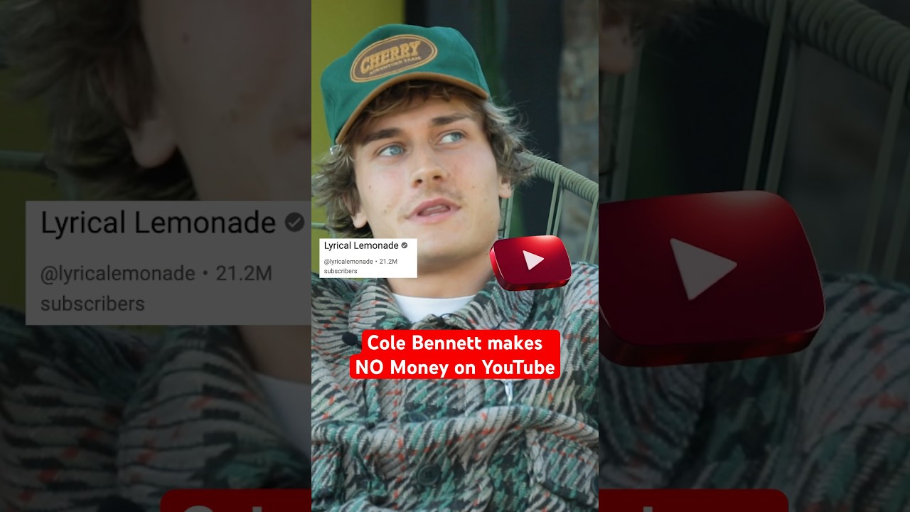 🤯 #colebennett Makes $0 on YouTube #kidstakeover #lyricallemonade (interview)