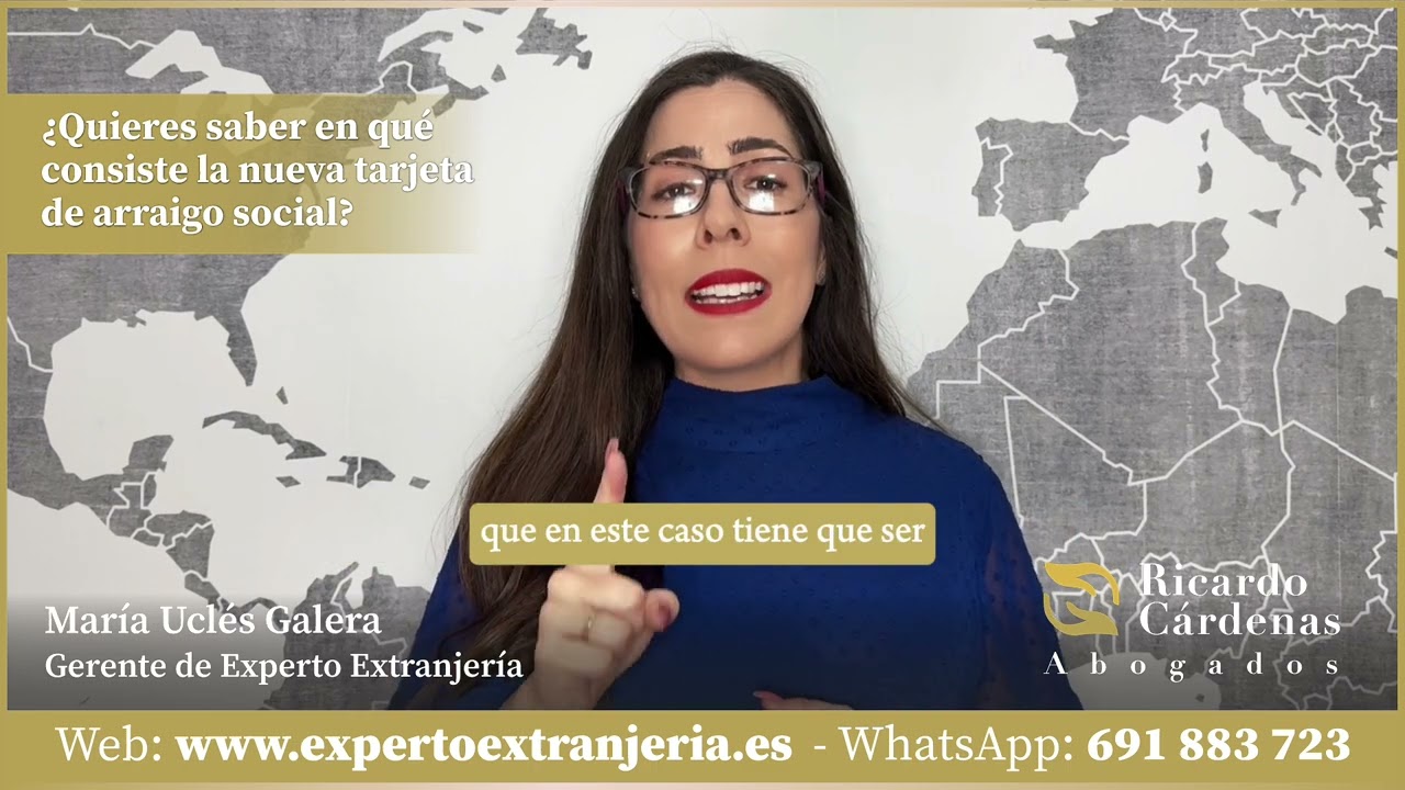 🇪🇸 NUEVA tarjeta de Arraigo Social en España