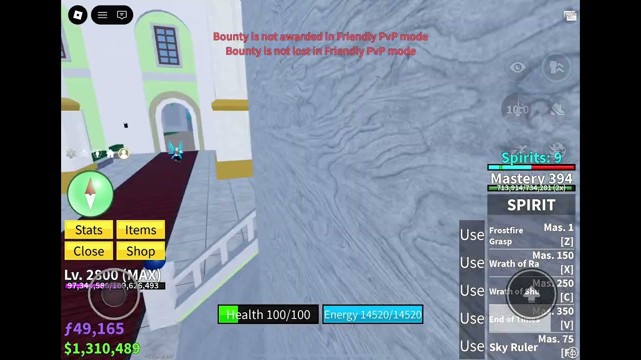 Pvping with spirit