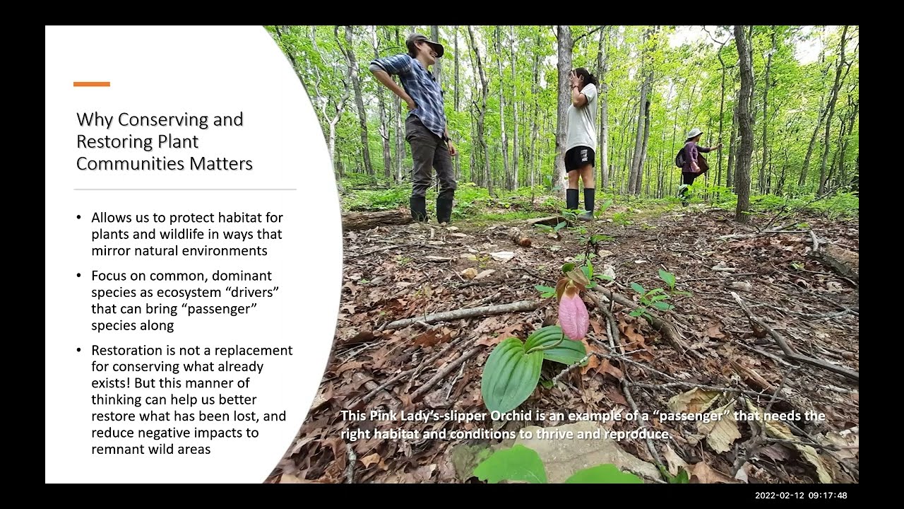 Keynote speaker Matt Bright presents Natural Plant Communities, Native Plants, and You