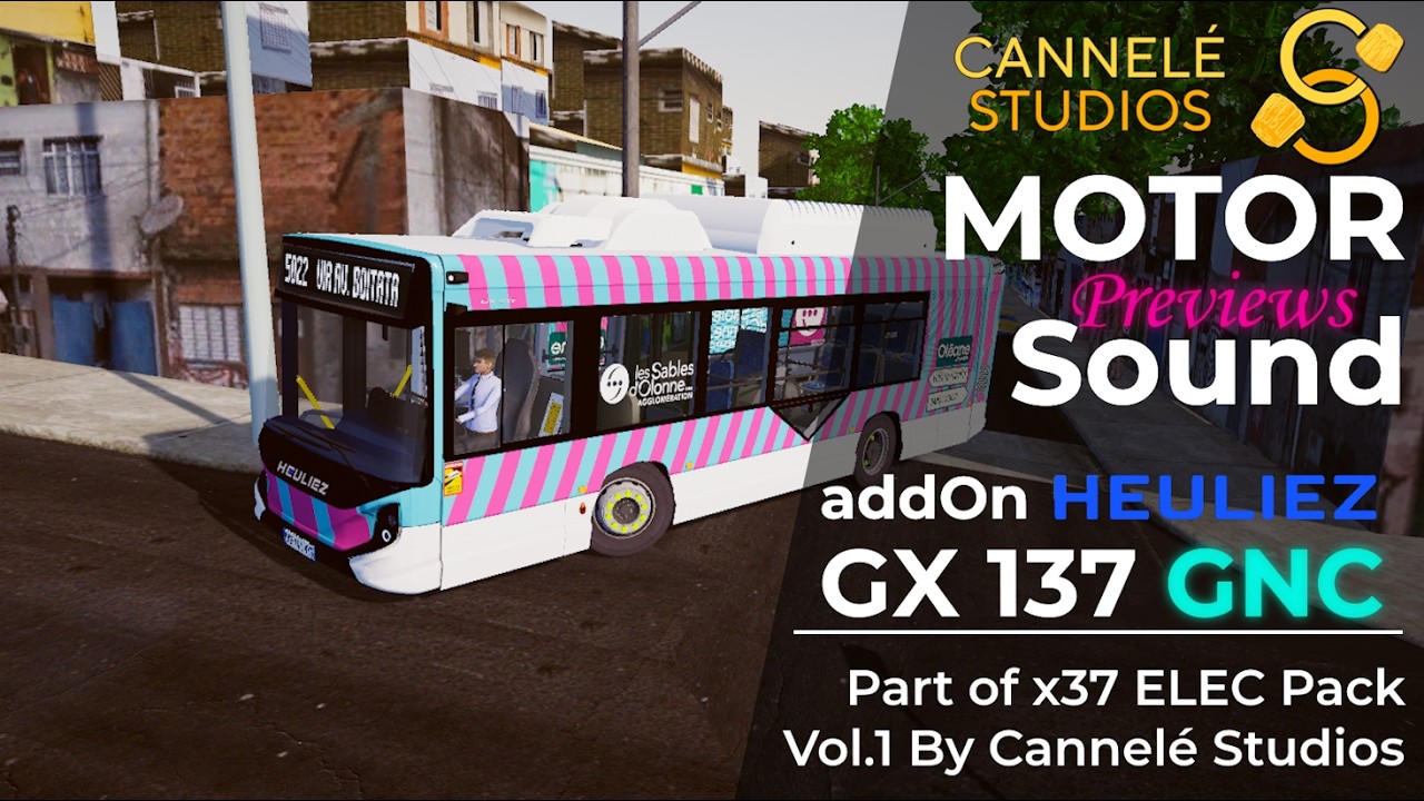 H E U L I E Z Bus GX 137G - Motors Sound & Configuration Previews ! -- Mods in WIP