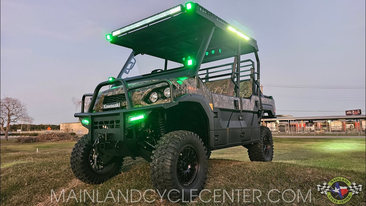 Обзор мотоцикла KAWASAKI MULE PRO FXT 1000 LE CAMO CUSTOM 2026 года.
