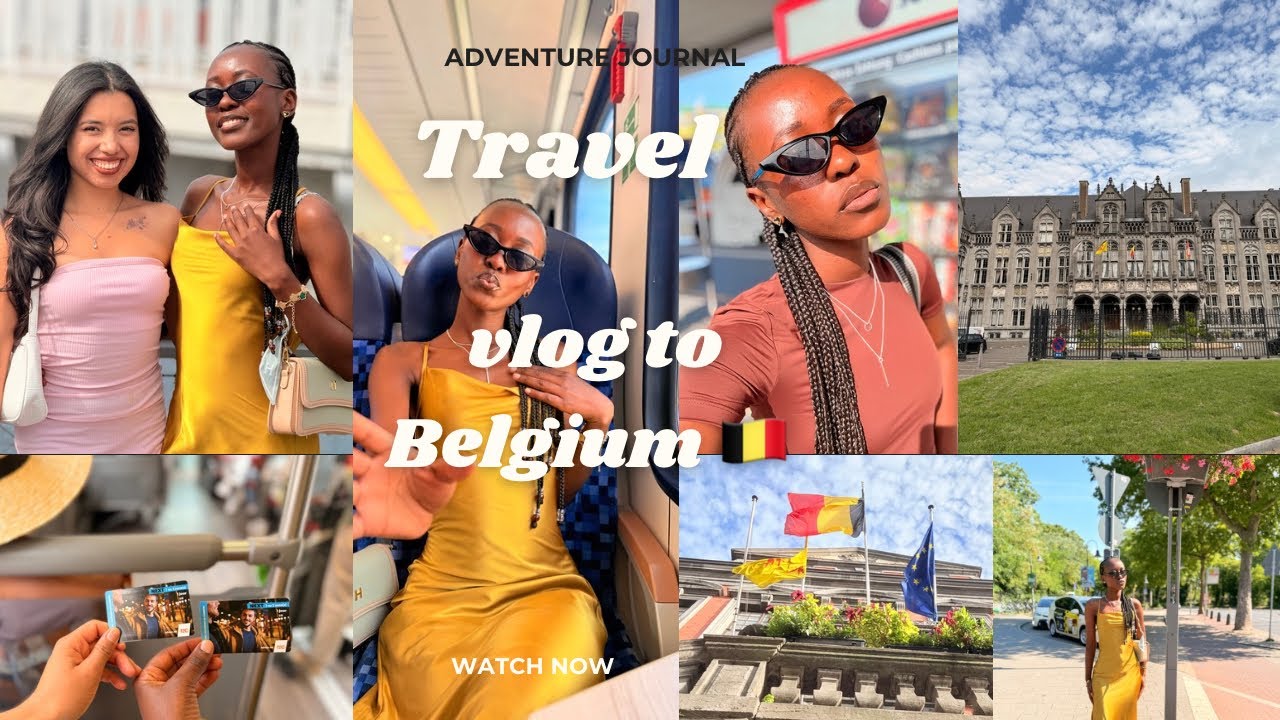 VLOG; travel vlog to Belgium 🇧🇪, in between interview 