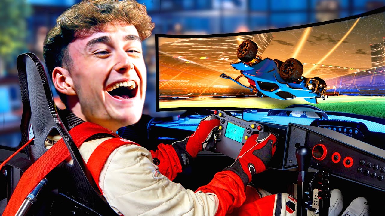 We Played Rocket League on a Racing Sim. It Didn't Go Well...