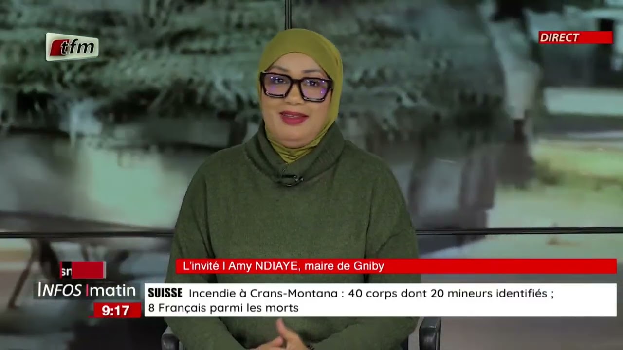 l&acute;invite d&acute;infos matin | Amy NDIAYE , maire de Gniby - 05 janvier 2026