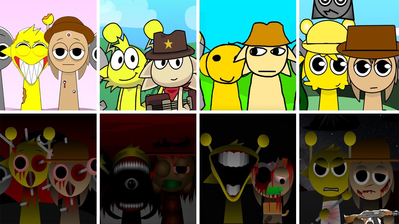 Incredibox - Sprunki but ONLY SIMON and TUNNER in ALL Different Mods
