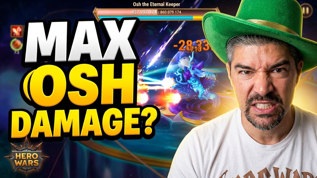 Osh Damage Test | Hero Wars Boss Run