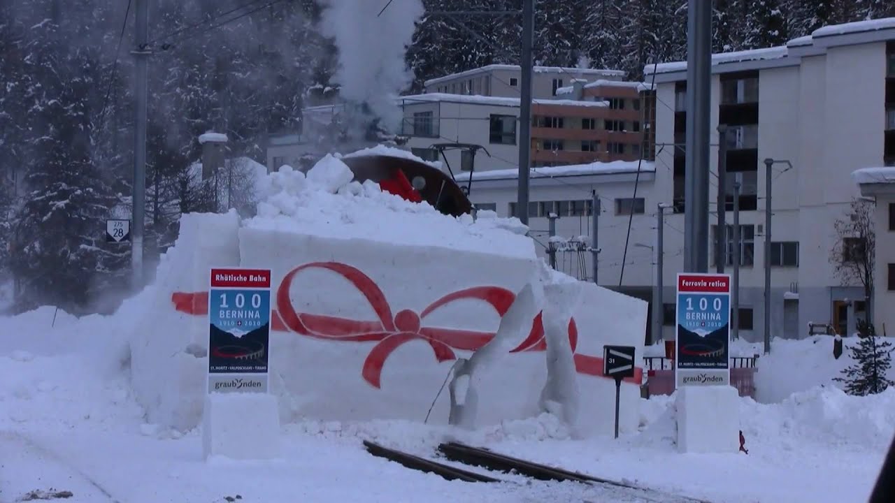 Dampfschneeschleuder / 100 Jahre Berninabahn