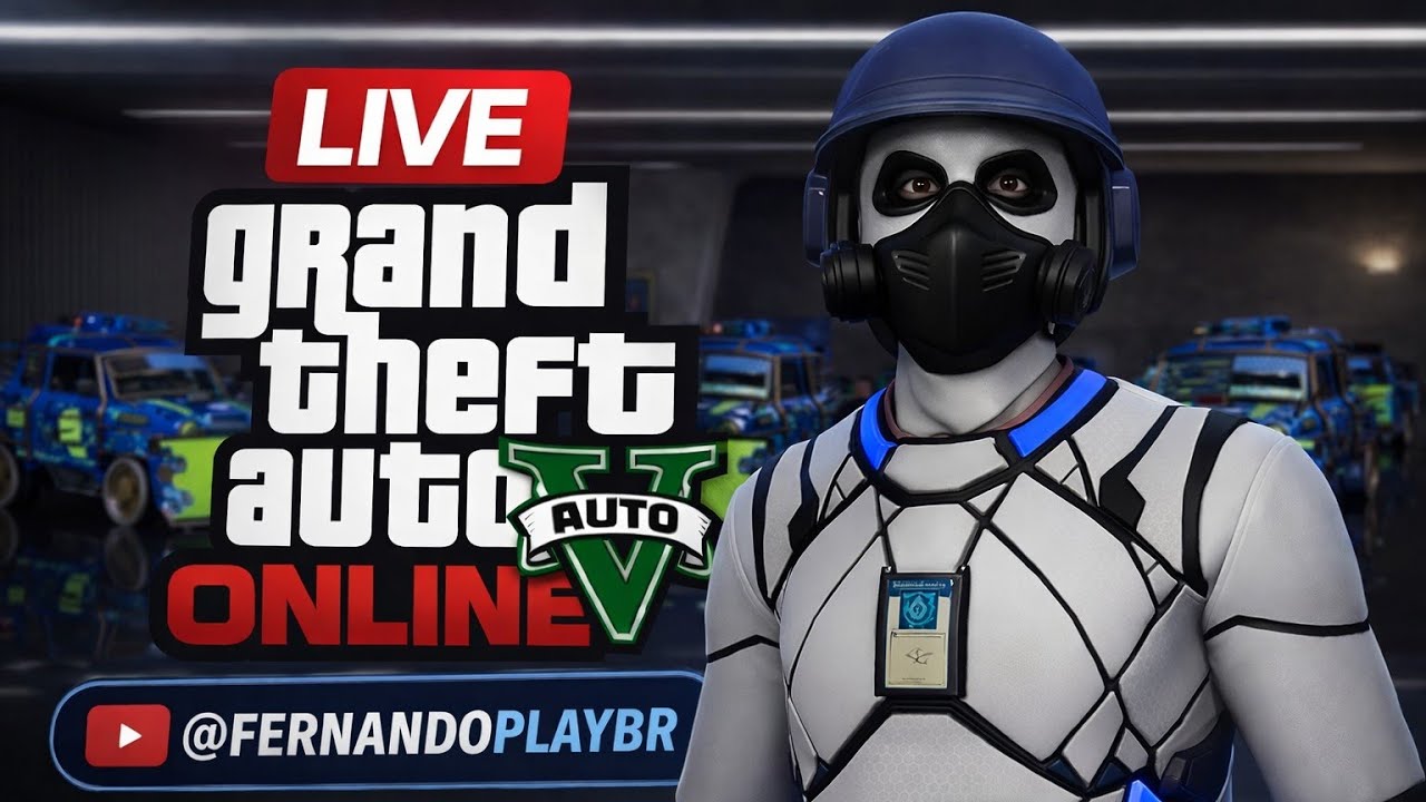 Jogando  GTA V ONLINE -(GTA V - Português PT - BR) no PS4 .