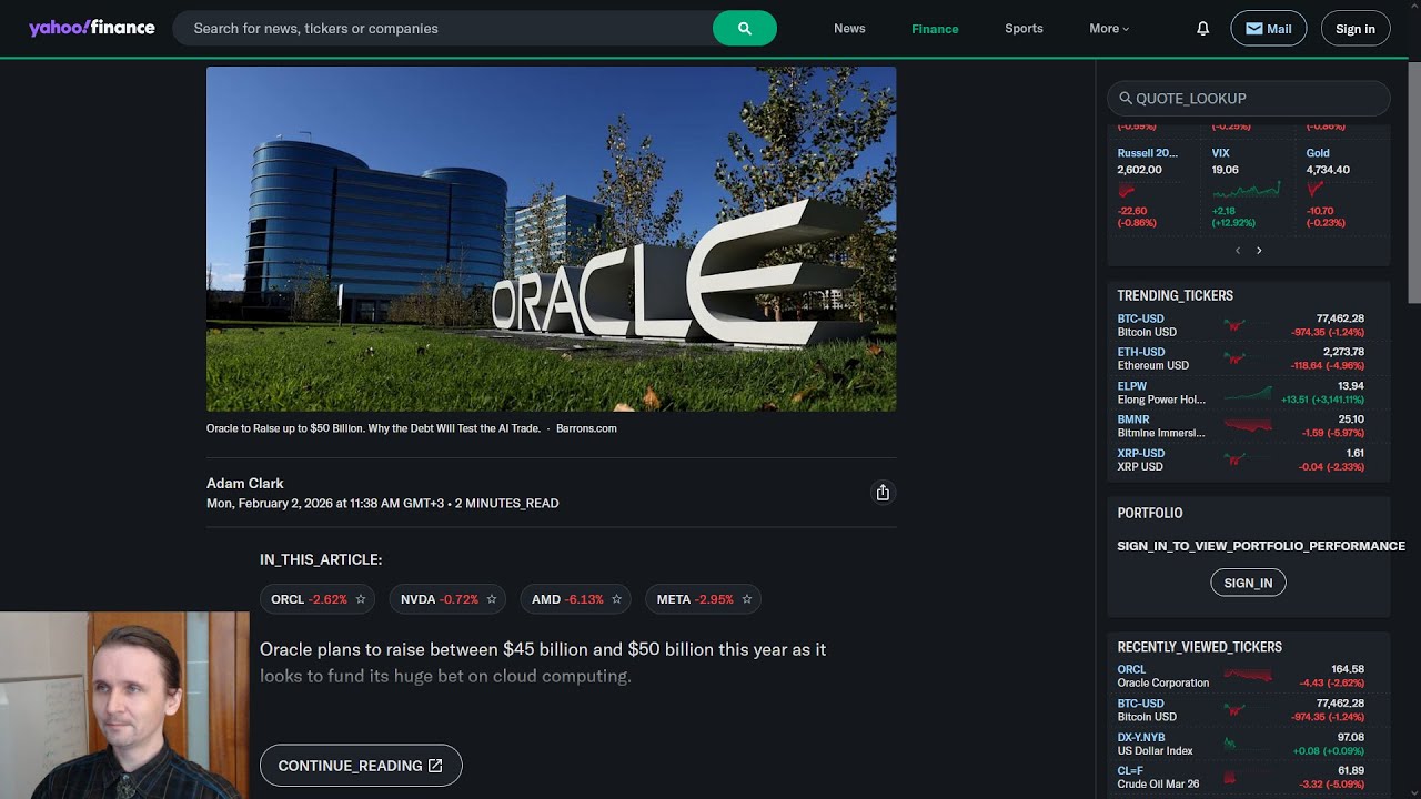 Подборка экономических новостей. Oracle и OpenAI. Слабые звенья веры инвестора в ИИ