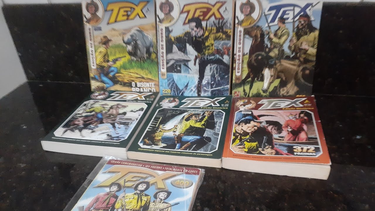 Minhas últimas revistas adquiridas do TEX