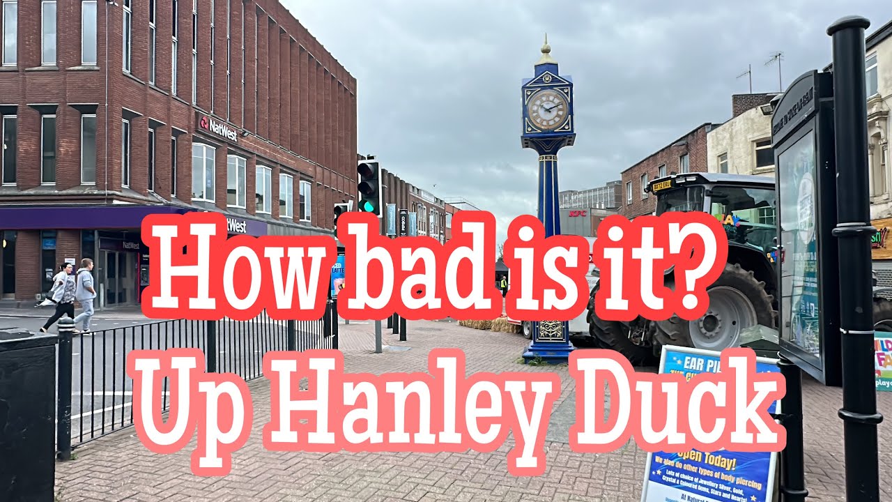 Hanley Is it really that Bad? Join us to find out as we walk around up Hanley duck