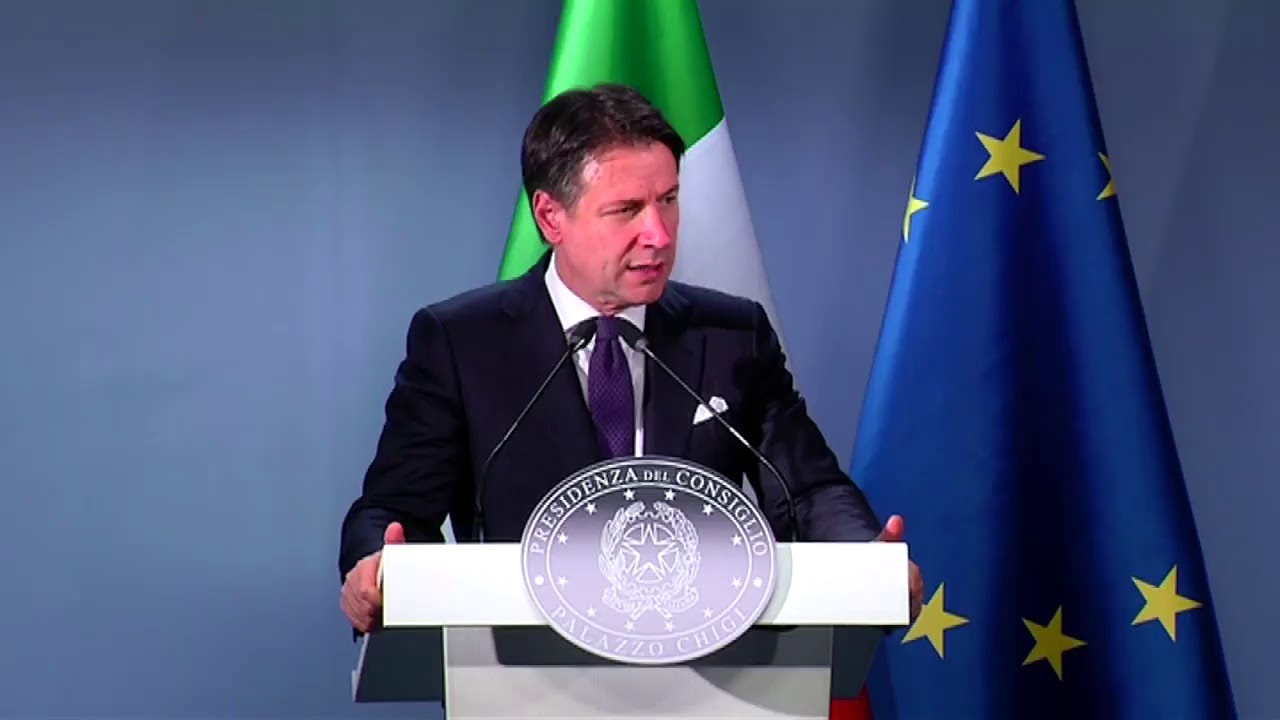 EUCO, conferenza stampa del Presidente Conte