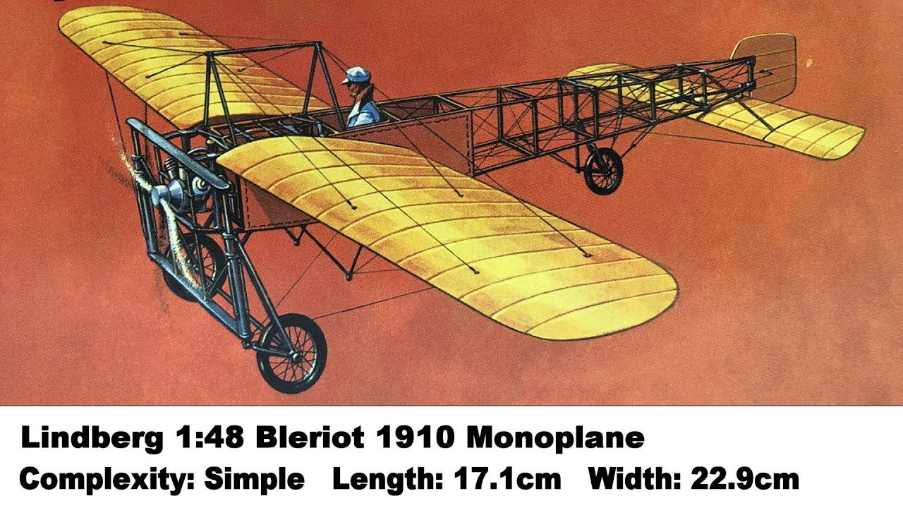 Lindberg 1:48 Bleriot XI 1910 Monoplane Kit Review