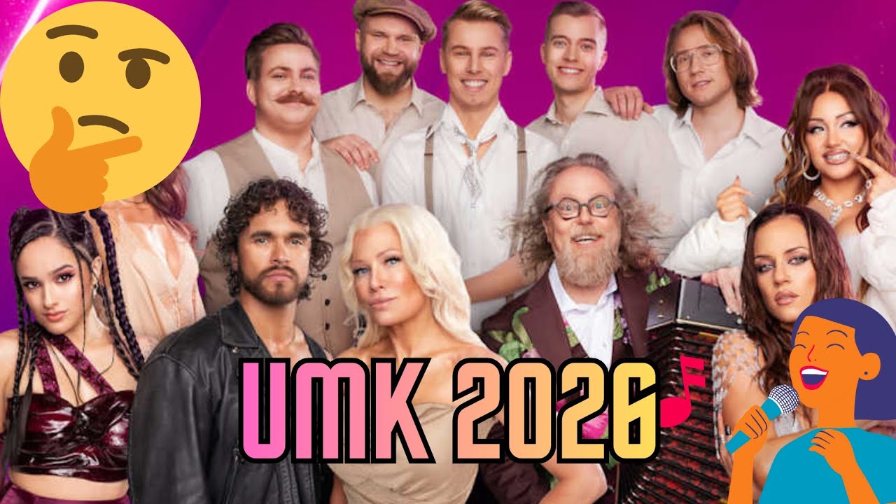 UMK 2026 biisit huonoimmasta parhaimpaan