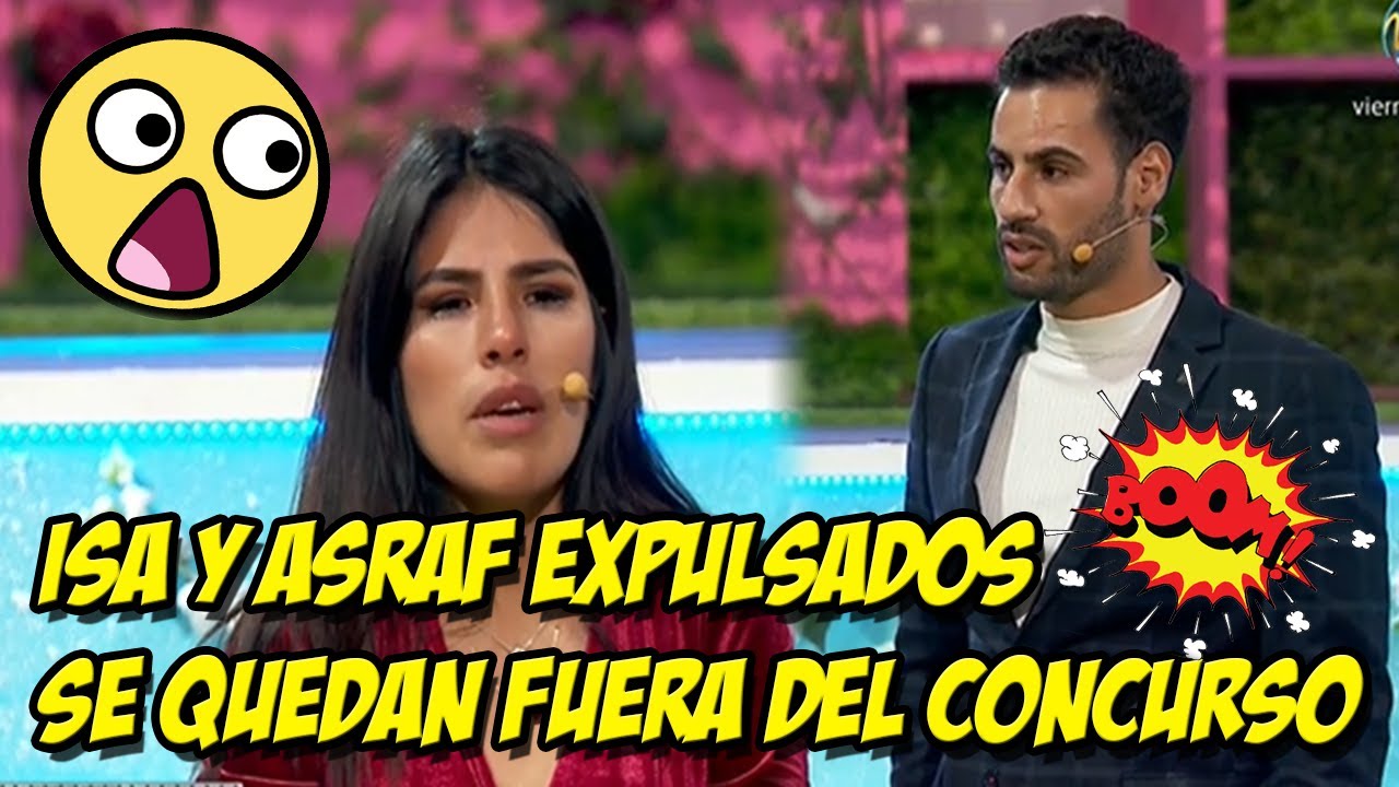 ISA PANTOJA Y ASRAF BENO EXPULSADOS ULTIMA BRONCA POR CULPA DE EFREN Y EL TRIO LA CASA FUERTE 2
