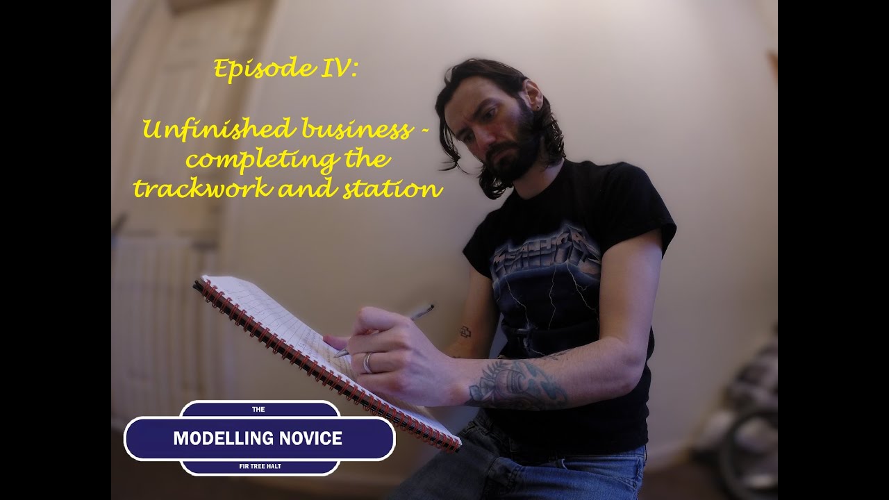 The Modelling Novice: First Layout Build Episode 4 : Finishing the platform and laying the ballast