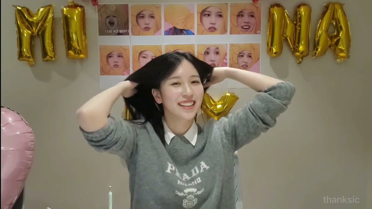 MINA singing to SUNSET