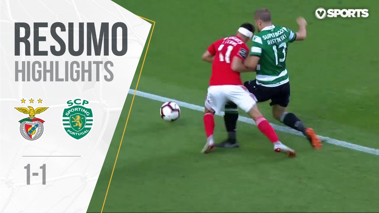 Highlights | Resumo: Benfica 1-1 Sporting (Liga 18/19 #3)