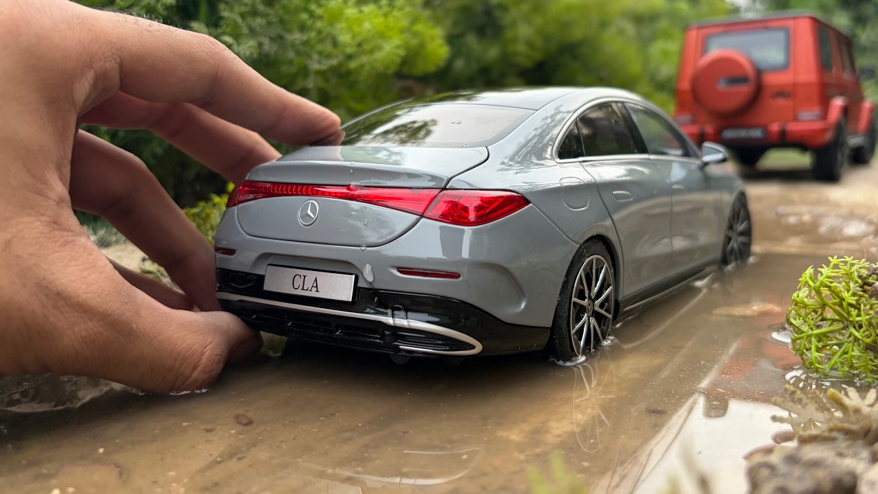 Unboxing Mercedes Benz CLA C178 1/18 Scale | Diecast Model Car 
