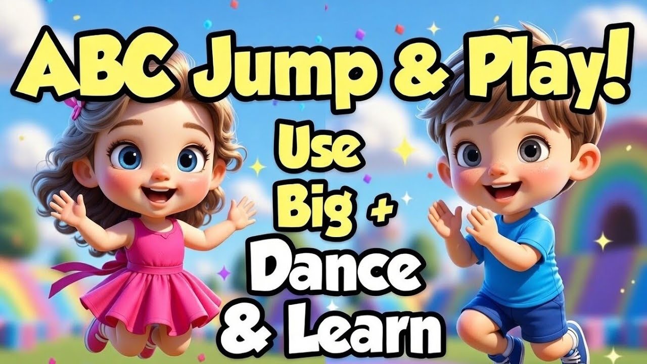 🎶 ABC Jump & Play 🌈 | Learn Letters with Dancing & Fun! | Smarty Kids Rhymes