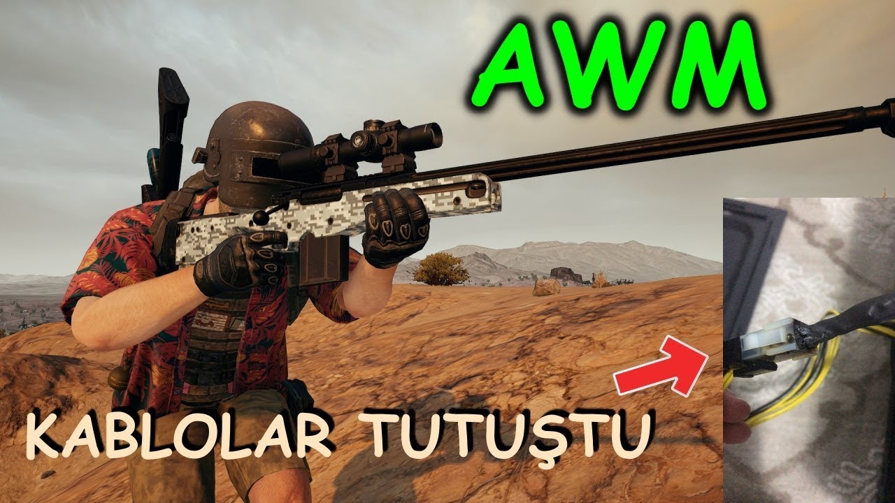 PC PUBG | AWM KULLANIŞIMA TAKIM ARKADAŞIMIN PC'Sİ DAYANMADI (GERÇEKTEN TUTUŞTU) :(
