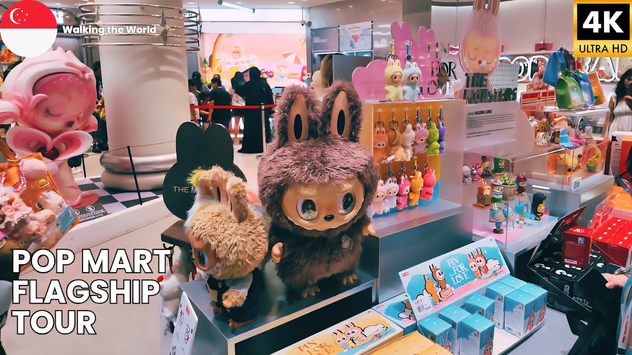 POP MART Singapore Flagship Tour 4K (Dec 2025) | Labubu, Dimoo, Molly, Skullpanda, Hirono & More!