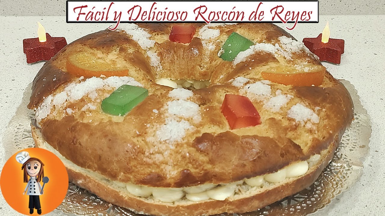👑 Fácil y Delicioso Roscón de Reyes | Receta de Cocina en Familia