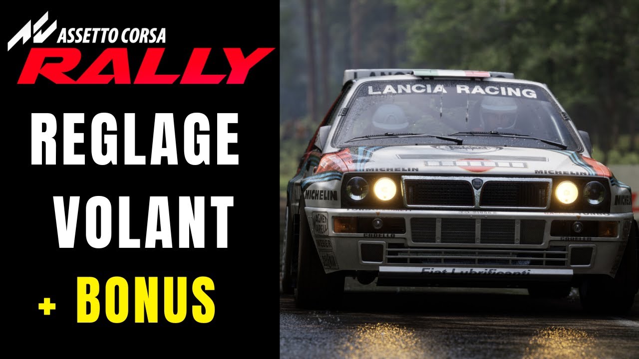 Assetto Corsa RALLY : Le Réglage Volant QUI CHANGE TOUT (Bonus à la fin !) #assettocorsa