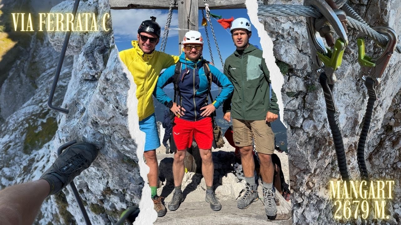 Mangart Alpy  2679 m n.p.m. Via ferrata Italiana C oraz Slovenia B czy takie trudne?