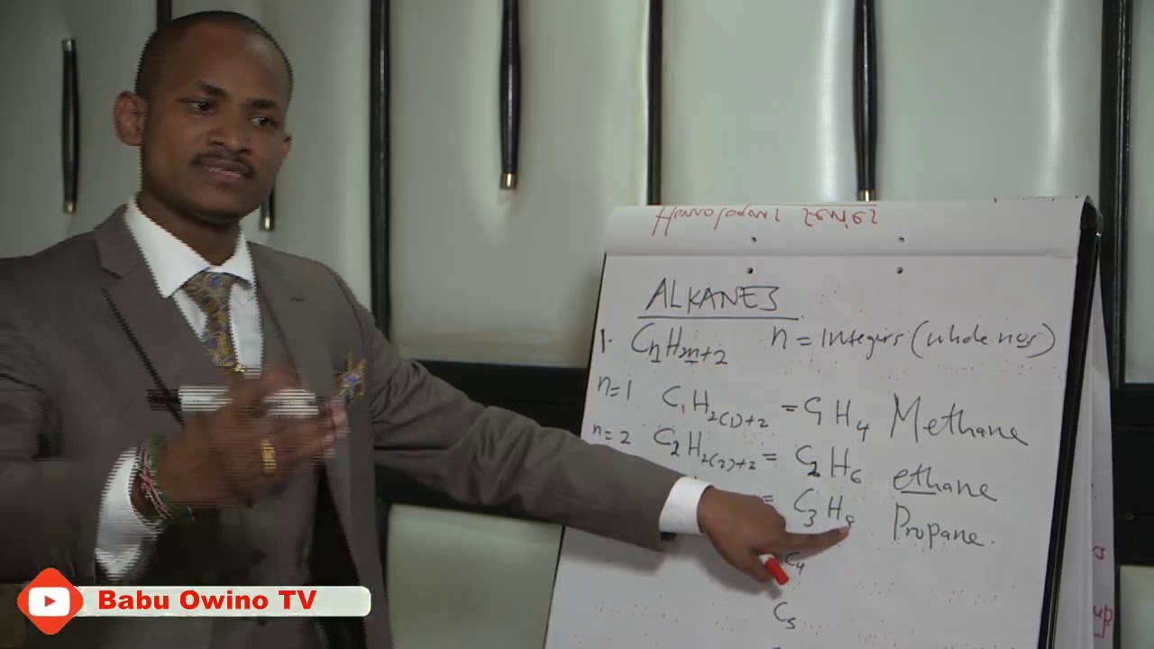 Prof Babu Owino KCSE Chemistry Revision #BongaNaJalas