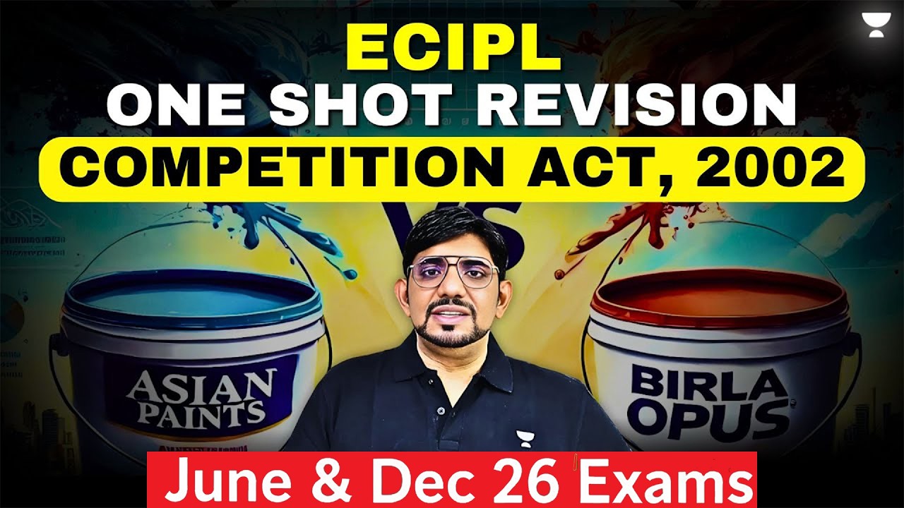 ECIPL MARATHON🔥 | CS EXECUTIVE ONE SHOT REVISION🔥 | CS AMIT VOHRA | 👉UNACADEMY