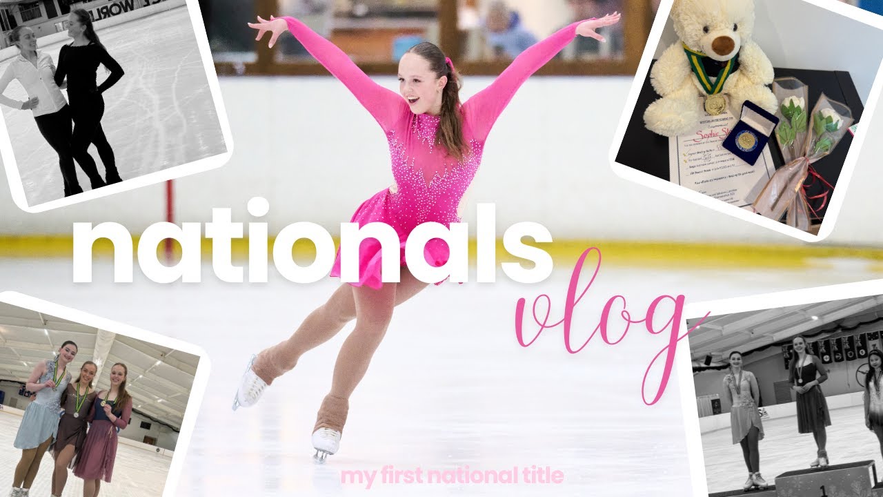 Nationals '25 VLOG | Becoming a national champion🥹⛸️💗