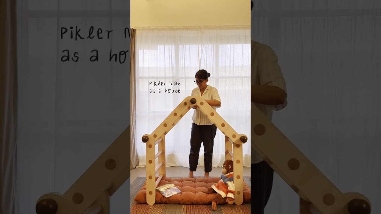 Wooden Jungle Gym that grows with your child