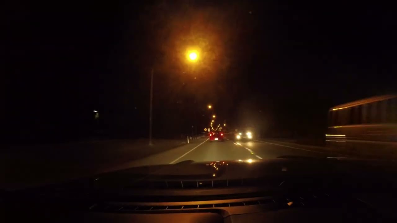 Night Drive  Time Lapse - Mustang - Brisbane - June 2023 -