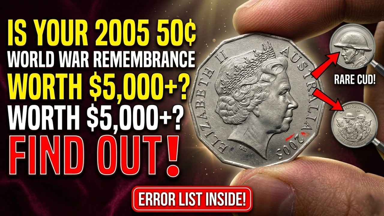 Rare? 2006 50 cent World War Coming Home 1939 - 1945 Australian coin $5,000+