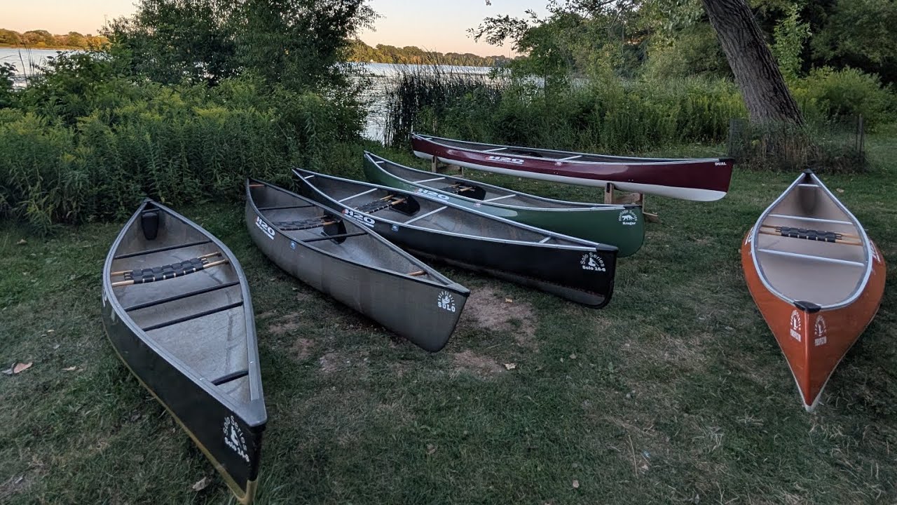 H2O'S SOLO CANOE LINEUP 