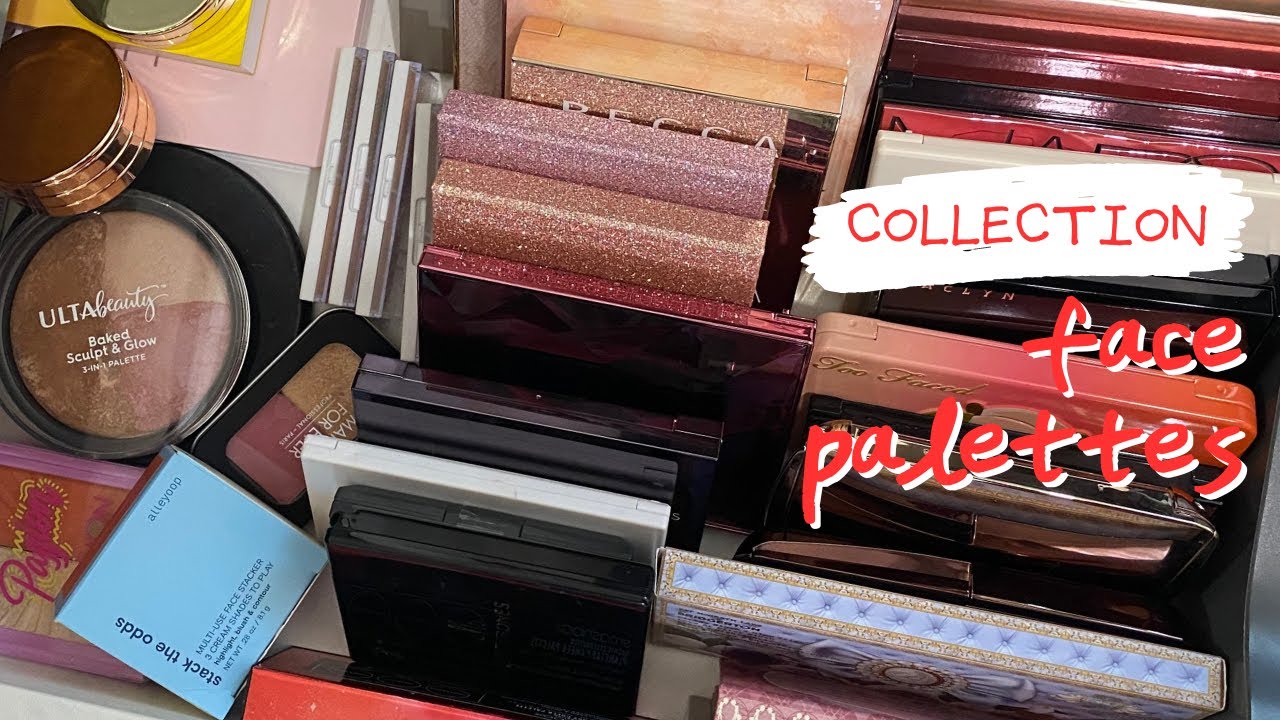 FACE PALETTES COLLECTION 2023 | #makeupcollection #facepalette