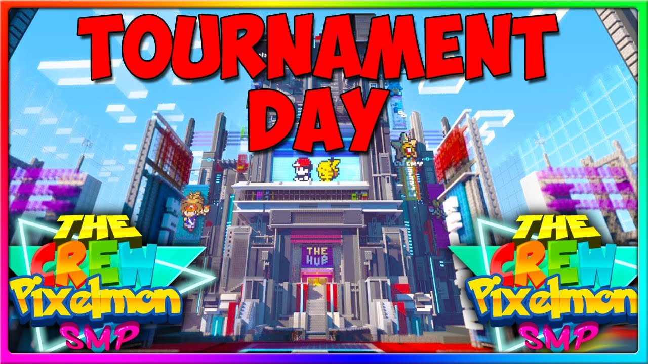 Crew Pixelmon SMP - TOURNAMENT DAY | Episode 3 (Minecraft Pokemon Mod)