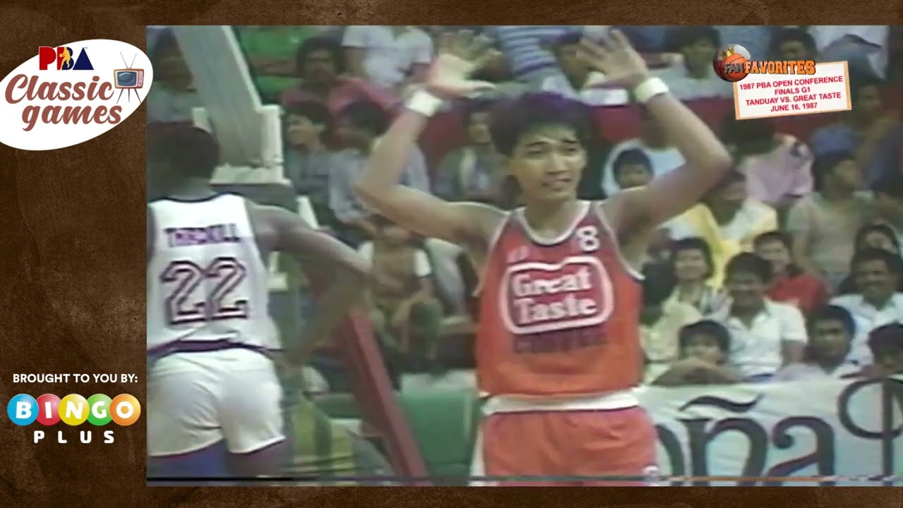 #PBAClassicGames: 1987 Open Conference FINALS - TANDUAY VS. GREAT TASTE June 16, 1987 - 4th Quarter