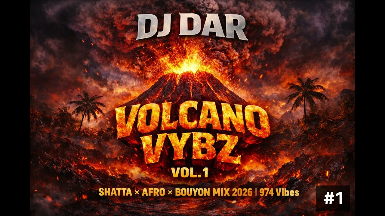 DJ DAR – Volcano Vybz Vol. 1 🌋 | Shatta x Afro x Bouyon Mix 2026 | 974 Vibes
