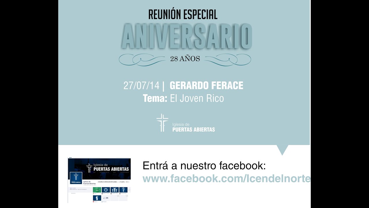 El Joven Rico | Gerardo Ferace | Iglesia de Puertas Abiertas