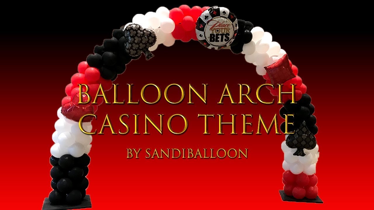 Casino Balloon Arch