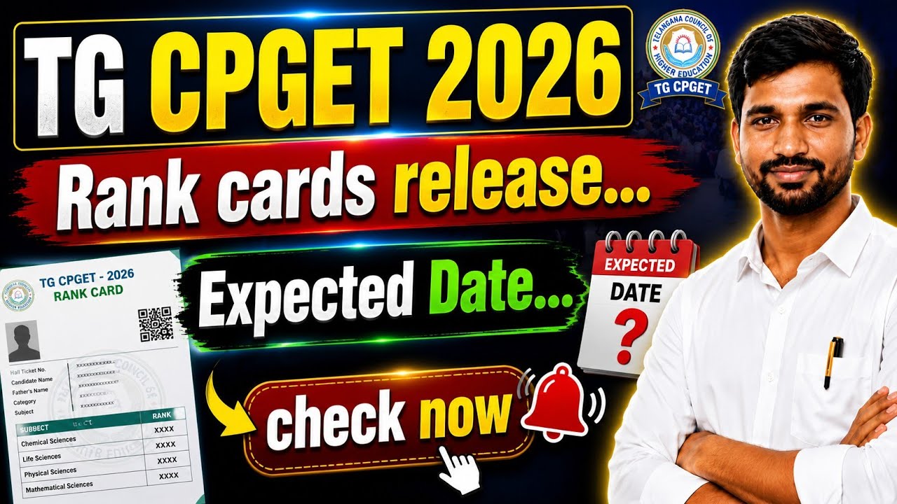 #TGCPGET Rank cards expected date👆 Sollu lekunda😅 Direct point in 2 min. #cpgetrankcards #OU #KU #PG