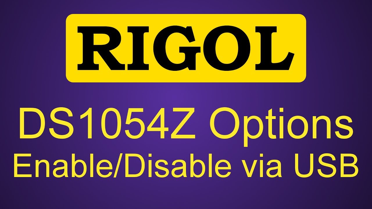 Как сбросить настройки и разблокировать Rigol DS1054Z через USB (менее чем за 2 минуты)