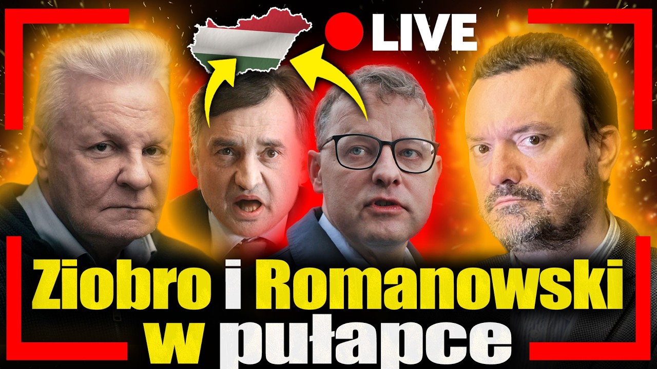 [LIVE] Ziobro i Romanowski w pułapce. Węgierskie służby nie pozwolą im uciec. T.Szwejgiert, J.Piński