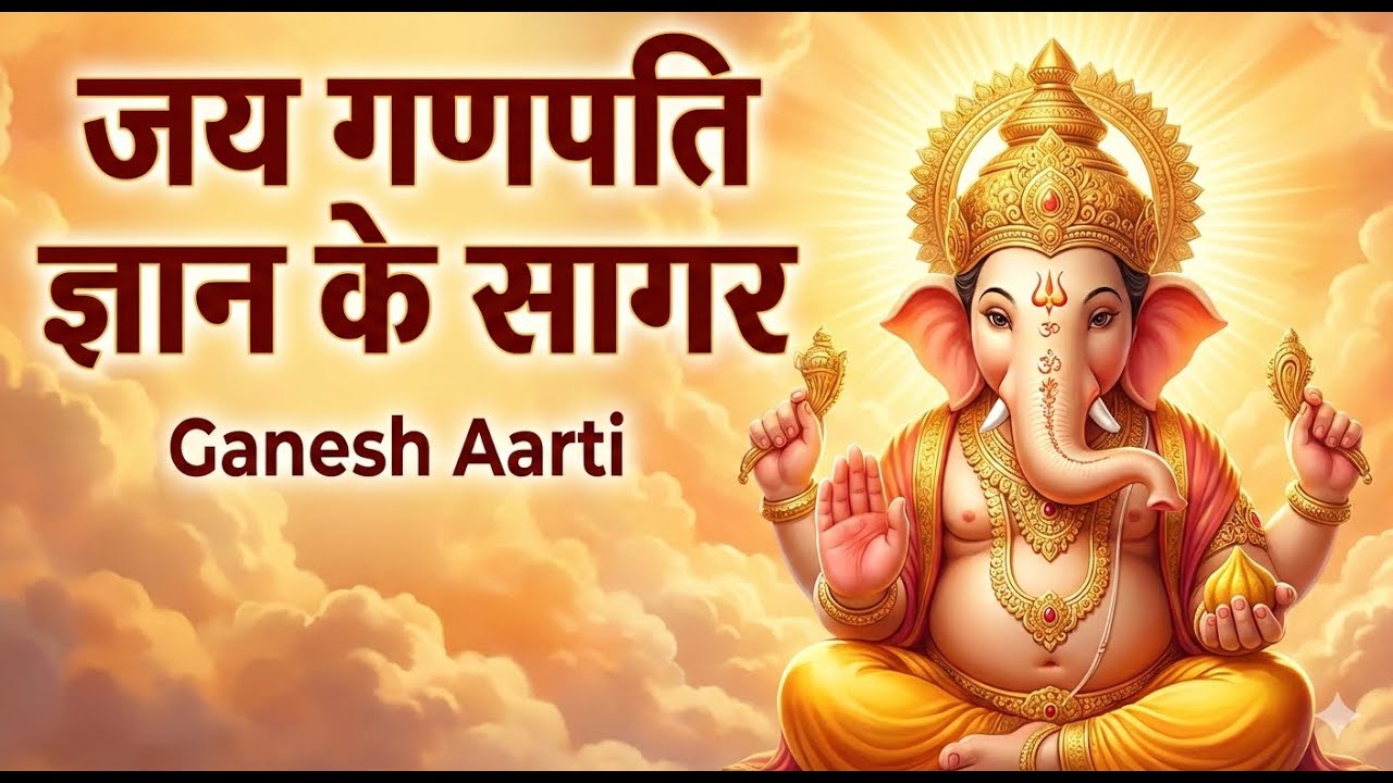 आरती गणेश जी की करें | Ganesh Aarti | जय गणपति ज्ञान के सागर | Latest Ganesh Bhajan