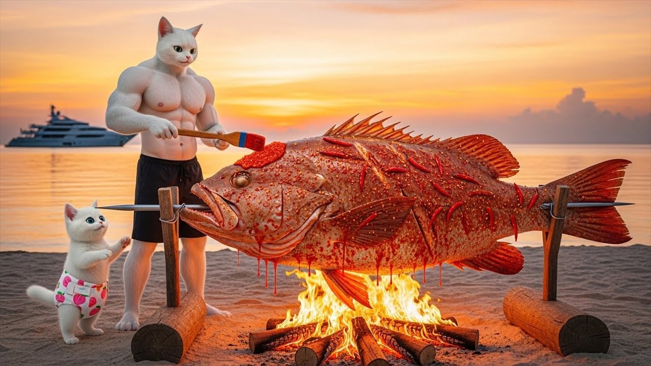 Unforgettable Vacation Moments with Super Kitten and Super Cat Dad